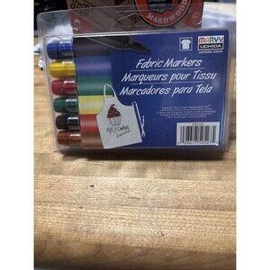 Marvy Uchida Permanent Fabric Markers Set